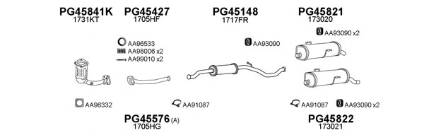 VENEPORTE 450705 Exhaust System